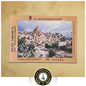 5.000.000 TL bedelli Nevşehir Müzesi giriş bileti