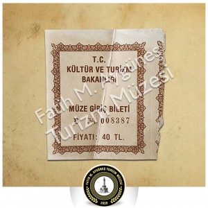 Kültür ve Turizm Bakanlığı müze giriş bileti